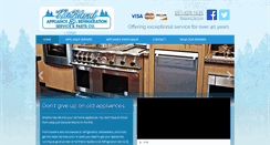 Desktop Screenshot of northlandapplianceservice.com